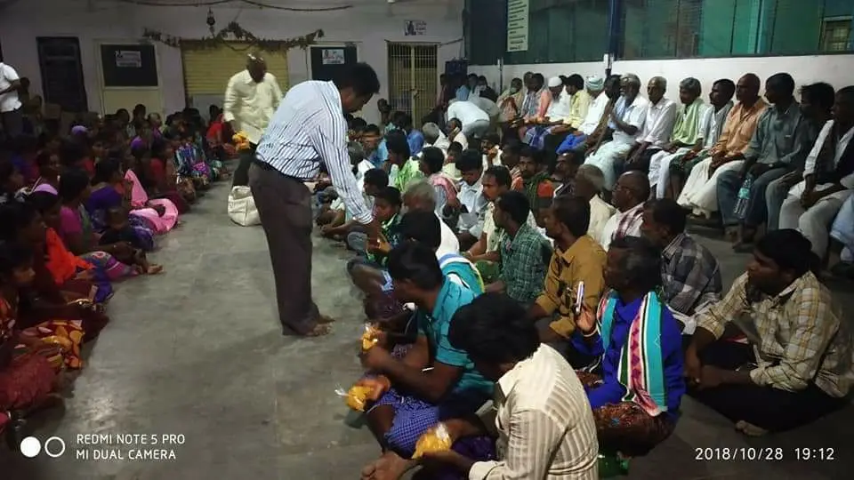 Volunteers Serving
